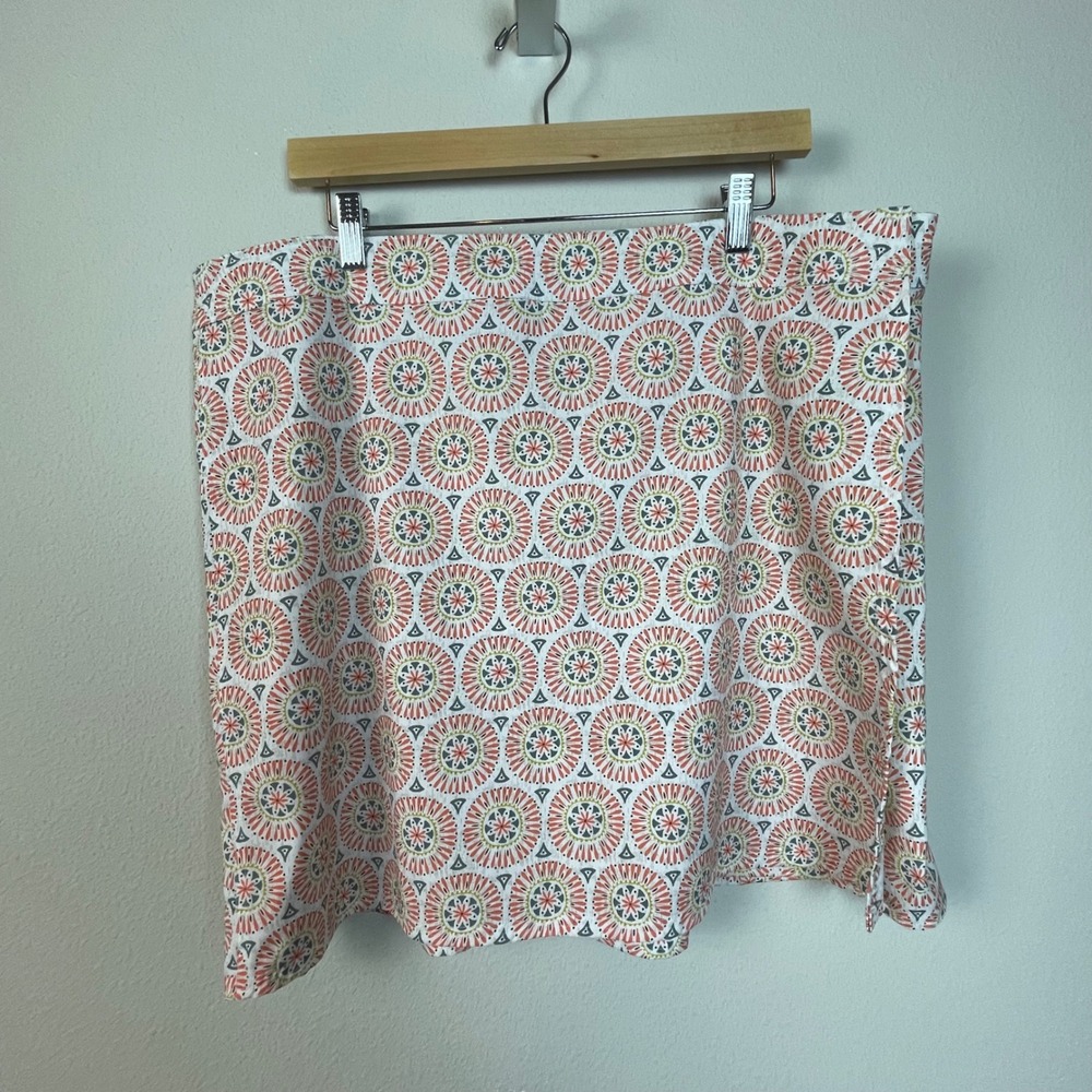 Rip Skirt Hawaii Womens XX Large‎ Geometric Print Elastic Waist Skirt